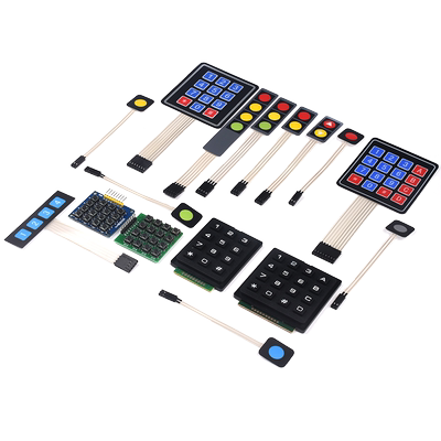 矩阵按键控制薄膜单片机