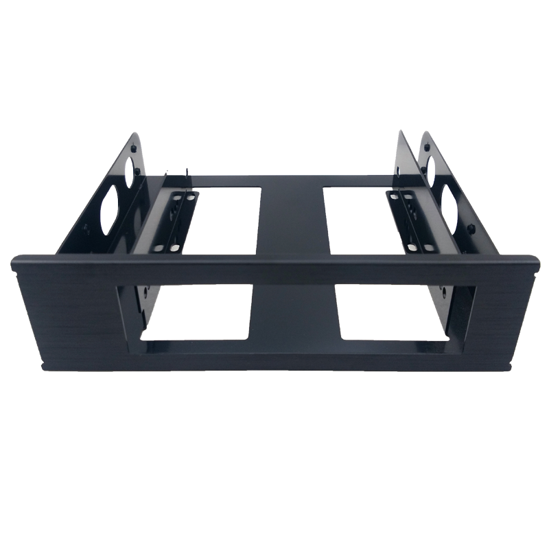 机箱5.25寸光驱位转3.5寸软驱位支架光驱位2.5寸硬盘抽取盒转换架