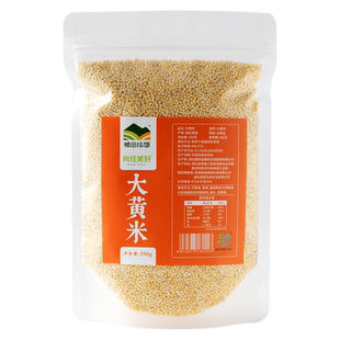 粮田拾趣 大黄米350g袋装新米糯小米黍米年糕原料五谷杂粮粗粮