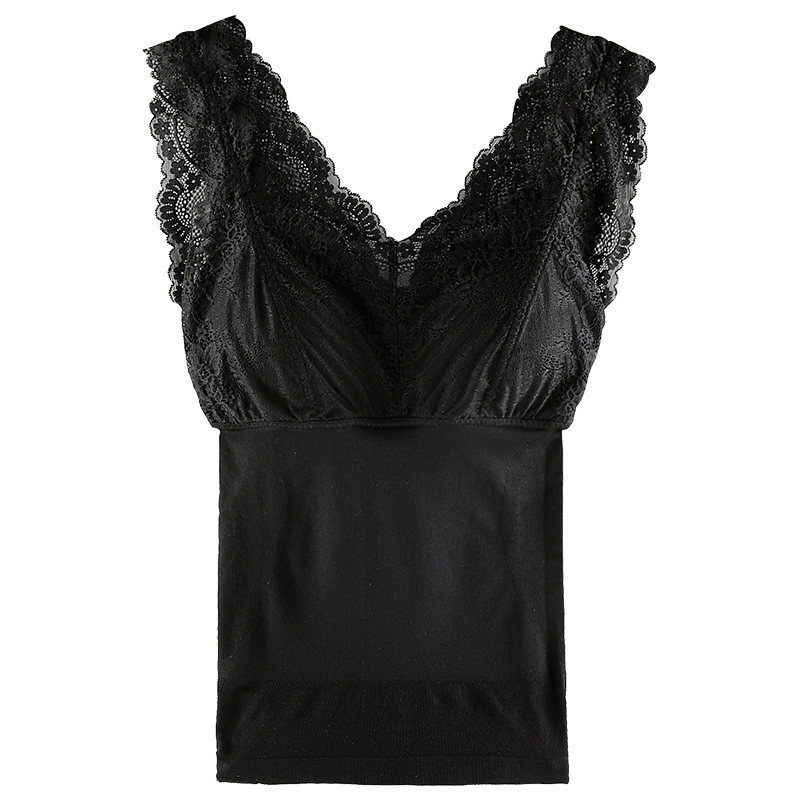 收腹背心美体塑形内衣轻薄无痕带胸垫收副乳紧身显瘦修身塑身上衣