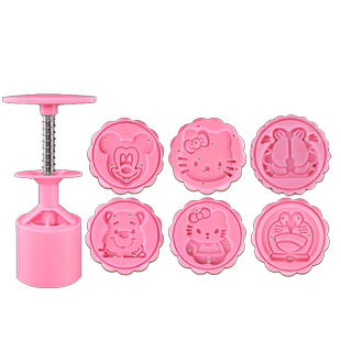 30g月饼模具绿豆糕迷你小号柿子花生糕点模型印具50克2025好柿压7