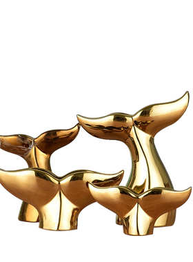 轻奢风陶瓷家居客厅电视柜摆件