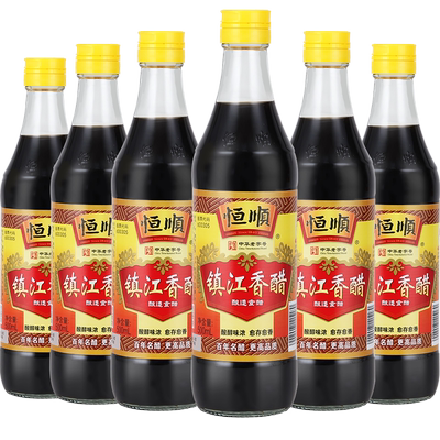 恒顺500ML*6瓶新B香特产醋