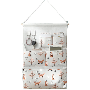 挂墙收纳袋挂袋墙挂式门后墙上床上置物神器壁挂袋子宿舍房间布艺