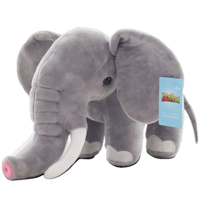 卡通可爱仿真大象公仔安抚玩偶