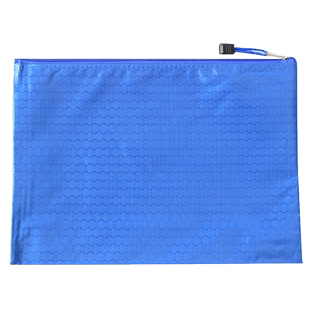 彩色帆布文件袋A4拉链学生用考试塑料资料袋收纳袋小的装票据保险单手提文件带收纳公文档案袋办公用品