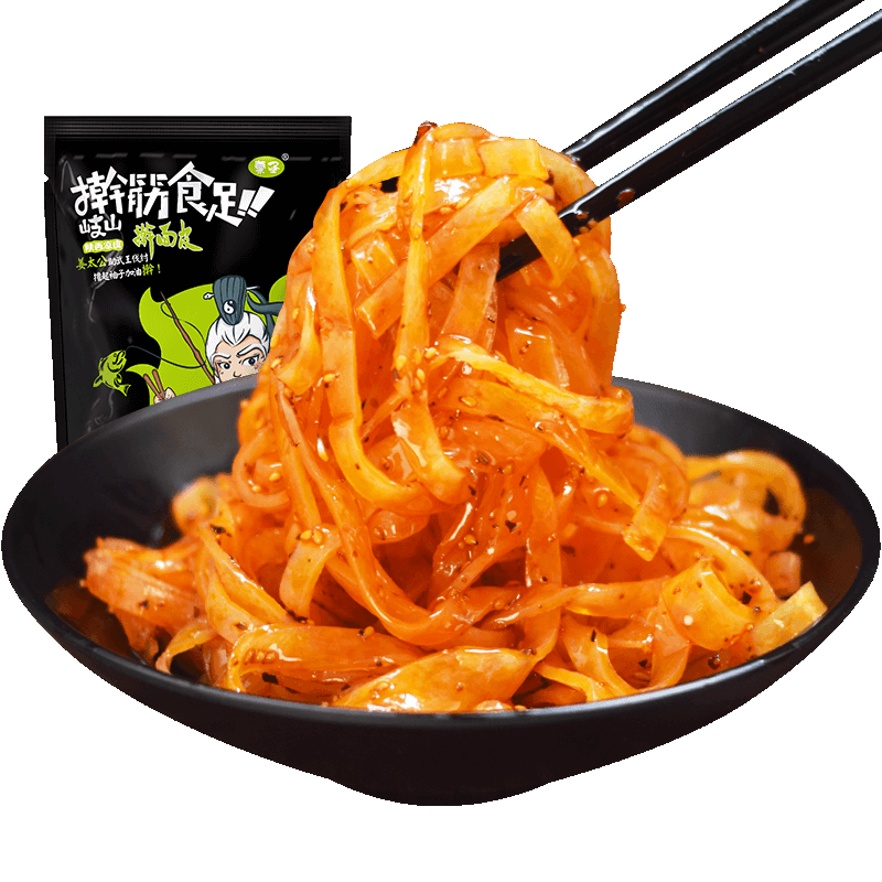 秦圣酸辣口味面皮真空包装7袋