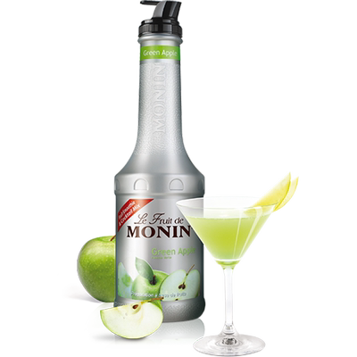 莫林MONIN青苹果风味果酱瓶装100