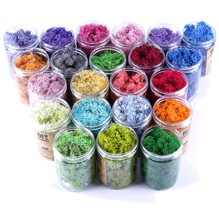 草丛建筑沙盘模型材料diy手工微景观手账仿真树灌木树粉微缩造景