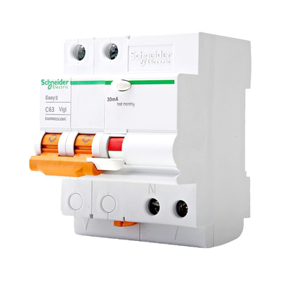 施耐德官方旗舰店E9断路器带漏保