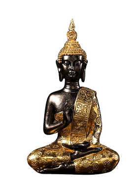 客厅玄关泰式佛像东南亚