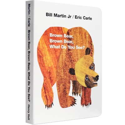 【送音频】英文原版棕熊绘本 Brown Bear What Do You See 棕色的熊你在看什么纸板书廖彩杏启蒙Eric Carle卡尔爷爷搭吴敏推荐