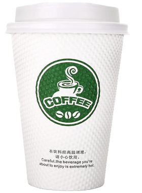 新天力奶茶果汁饮料500只纸杯