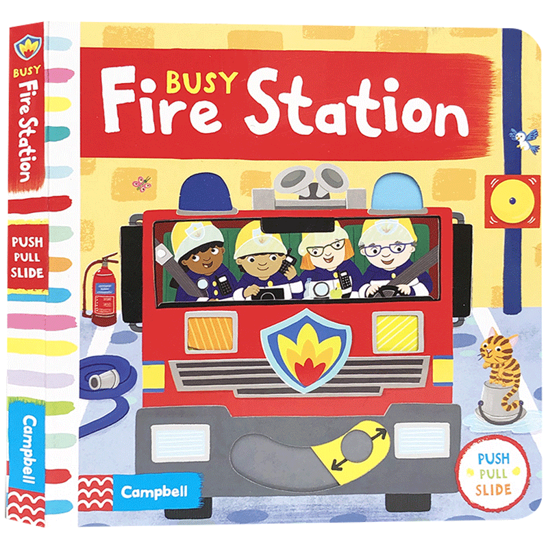 110元5本Busy book系列英文原版繪本Fire Station繁忙碌系列消防局zoo Swimming公園Park機(jī)場(chǎng)Airport寶寶啟蒙認(rèn)知手指機(jī)關(guān)推拉書(shū)