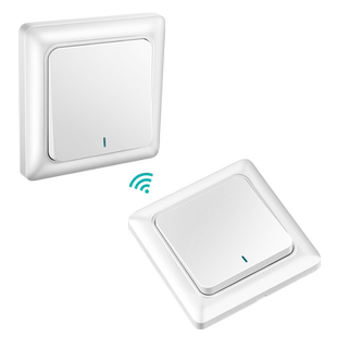 希崖无线遥控开关面板免布线双控智能随意贴开关控制器关灯神器