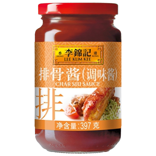 【百补】李锦记排骨酱397g酱排骨调料腌料烧烤酱调味料