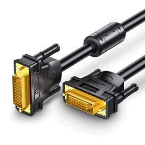 绿联 dvi线电脑显示器屏连接线高清台式与主机显卡接口转视频数据