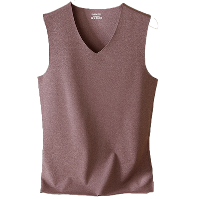 双面德绒加厚保暖背心男无痕隐形