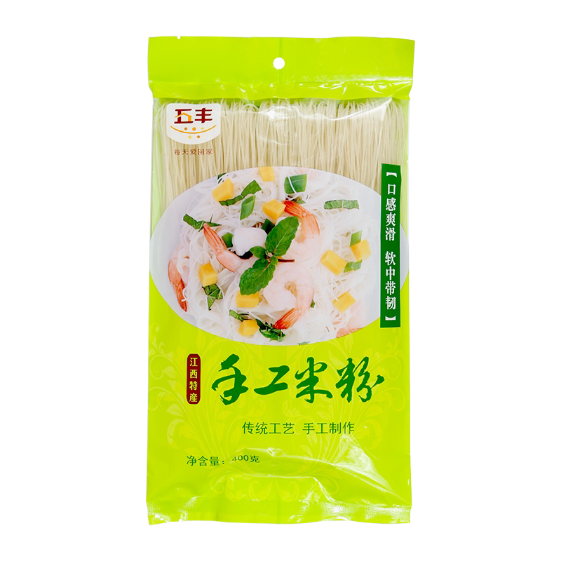 五丰江西纯大米水磨米粉400g东莞龙口粉丝麻辣烫花甲粉丝沙县细粉