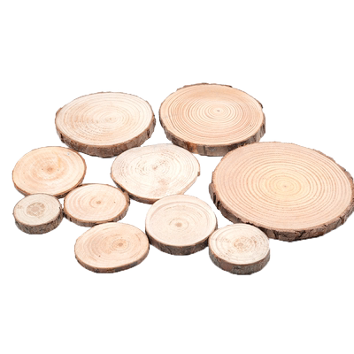 木桩拍摄道具手绘画实木圆木片