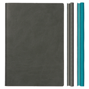 Daycraft德格夫旗舰二重奏系列横线本点格本双面记事笔记本A5笔记本子文具简约个性商务会议双重内页规格