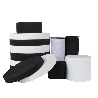 加厚松紧带软宽黑白色口罩袖口圆