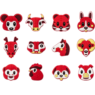 Wilson威尔胜2026马年网球拍避震器红色动物硅树脂减震器龙马精神