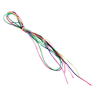 儿童辫子扎头发女脏辫发绳神器编发彩绳头饰彩带彩色细发带头绳七