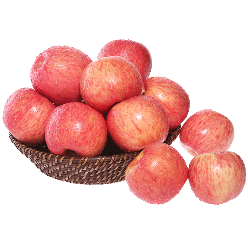 正宗洛川蘋(píng)果陜西紅富士蘋(píng)果水果當(dāng)季新鮮整箱脆甜多汁10斤包郵