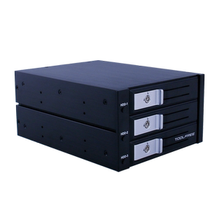 TOOLFREE MRA503 3.5寸硬盘 3盘位SATA/SAS 硬盘抽取盒