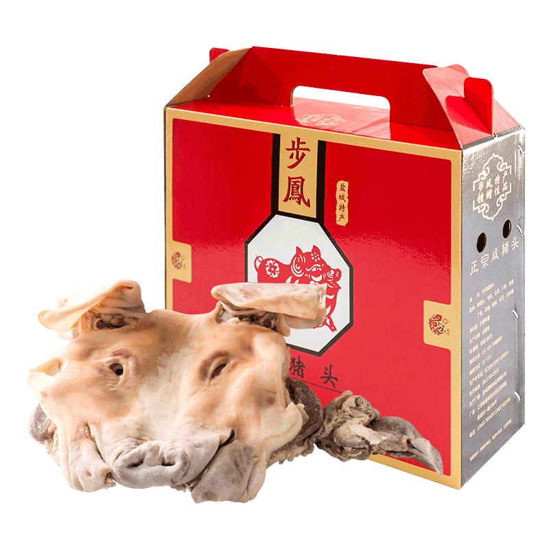 步凤吕氏盐城咸猪头肉整只猪嘴