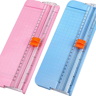 杰丽斯9090迷你小型切纸刀滑动式A5迷你割纸刀神器裁纸机裁纸刀切纸机裁纸器割纸刀滑刀推刀裁切刀切割刀带尺