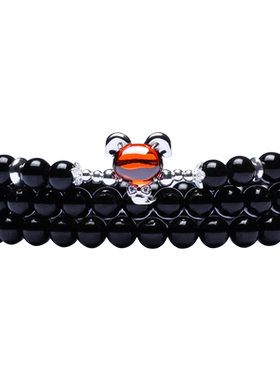 12生肖黑曜石手链女纯