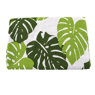 棉麻布料 沙发窗帘背景布ins挂布亚麻布桌布花布格子布头清仓处理