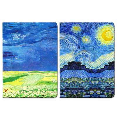 艺术梵高系列ipad保护壳送钢化膜