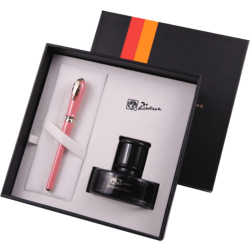 毕加索钢笔旗舰店T86女生专用生日情人节礼物复古套装财务笔女士成人学生练字书法送女友礼盒企业定制刻字