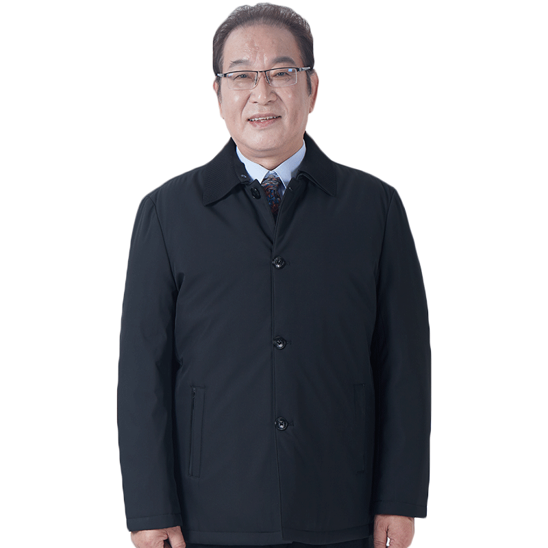 中老年薄款棉衣男冬季外套商务
