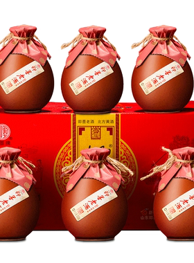 山东即墨老酒九年陈酿甜型礼盒装