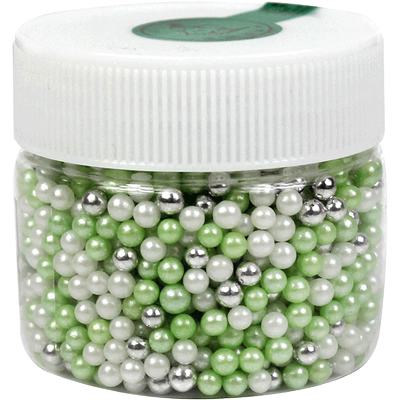 银珠可食用甜甜圈金色装饰糖彩针