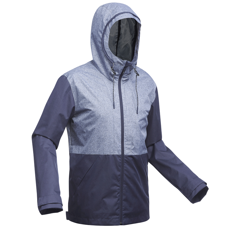 迪卡侬夹克外套女单层登山服官方