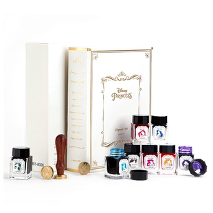 【礼物】Sailor x Disney Princess 迪士尼墨水八公主限定版彩墨 钢笔用