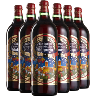 圣诞节热红酒整箱6支装丝丹佛德国原瓶进口甜葡萄酒晚安煮酒微醺L