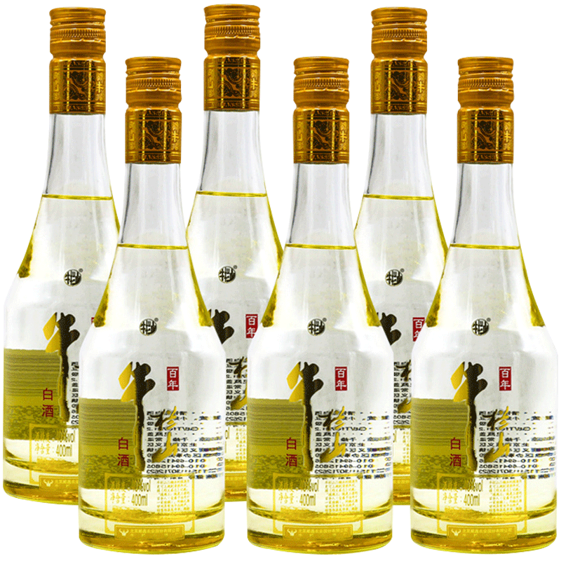 牛栏山白酒光瓶40度整箱装二锅头