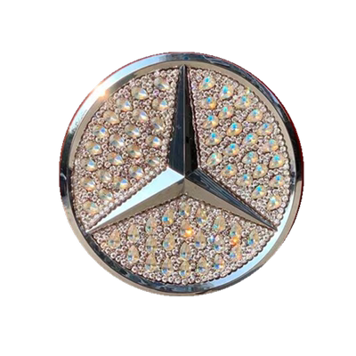 奔驰镶钻改装饰车贴后