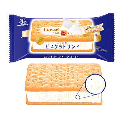 日本森永饼干三明治冰淇淋冰激凌