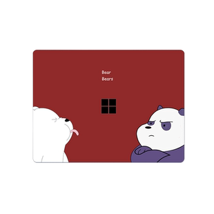 适用微软Surface系列Laptop平板Go电脑3定制12.4寸13/15炫彩色pro7贴纸book2纯色机身2020款19外壳贴膜保护膜