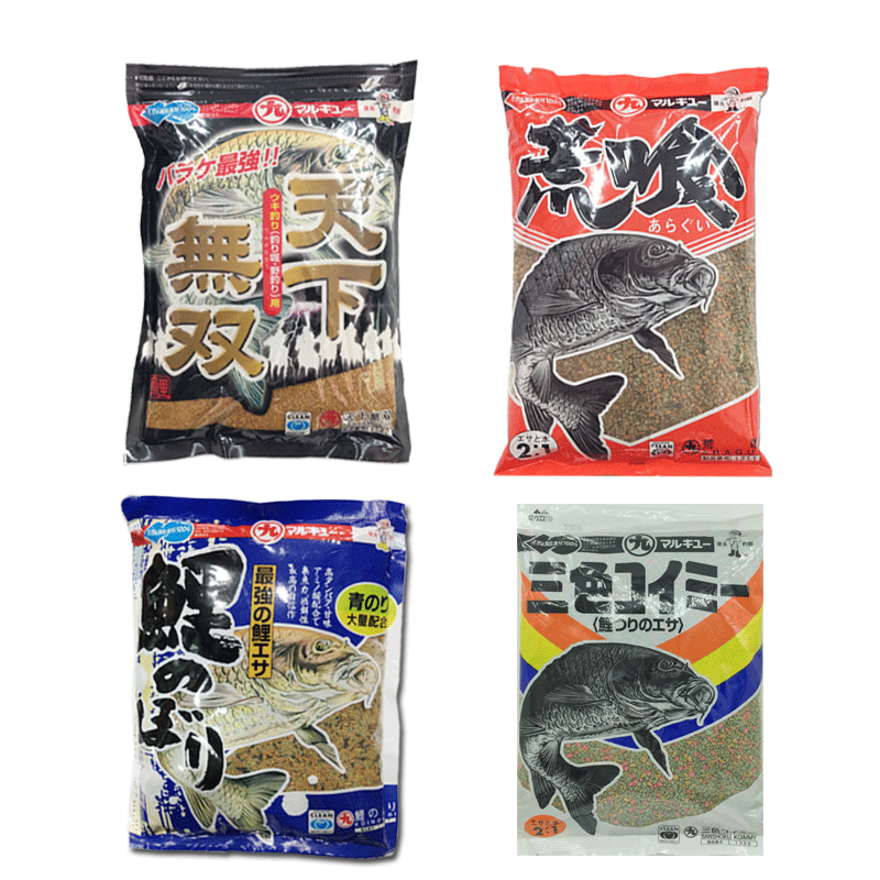 四大金刚 丸九鱼饵  荒食 天台钓饵