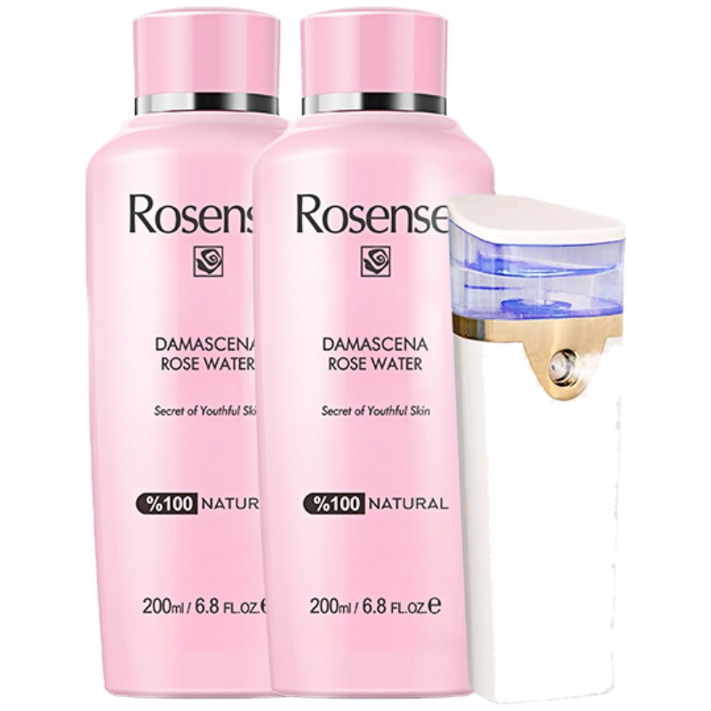 Rosense/洛神诗土耳其大马士革玫瑰水补水保湿爽肤水花水400ml
