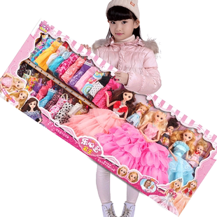 换装洋娃娃玩具套装女孩公主2024新款超大礼盒六一儿童节生日礼物