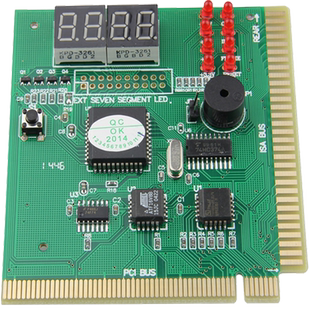 悦智人心台式机4位电脑故障诊断卡PCI主板诊断卡检测卡配说明书